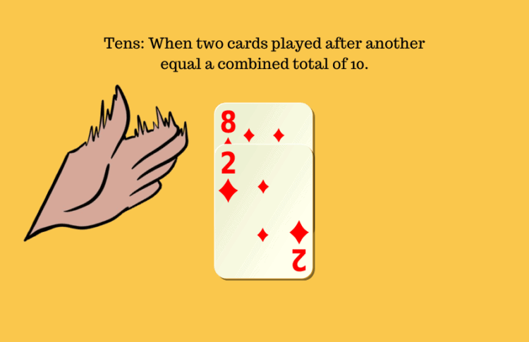 EGYPTIAN RAT SCREW, EGYPTIAN RAT SCREW gameplay, tens, slap