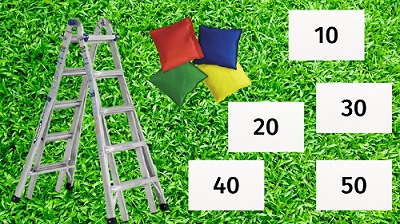 peralatan bean bag ladder toss