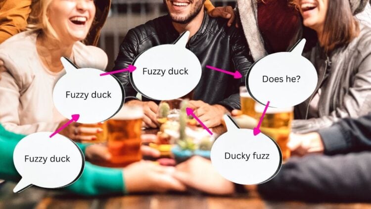 Situasi gameplay FUZZY DUCK