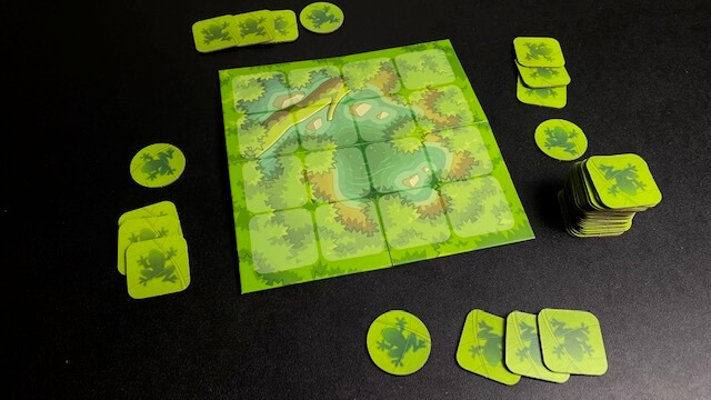 Adegan permainan FLIPOVER FROG