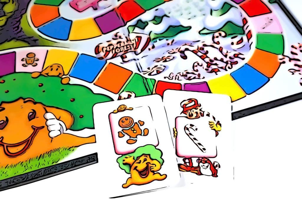 gambar aturan candyland kartu bergambar