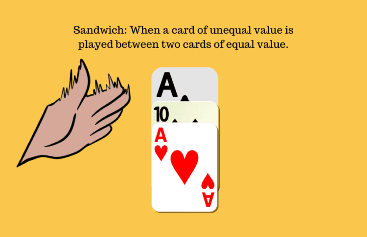 EGYPTIAN RAT SCREW, EGYPTIAN RAT SCREW gameplay, sandwich, slap