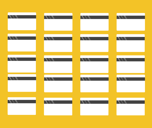 Codenames: Pictures, card layout, grid