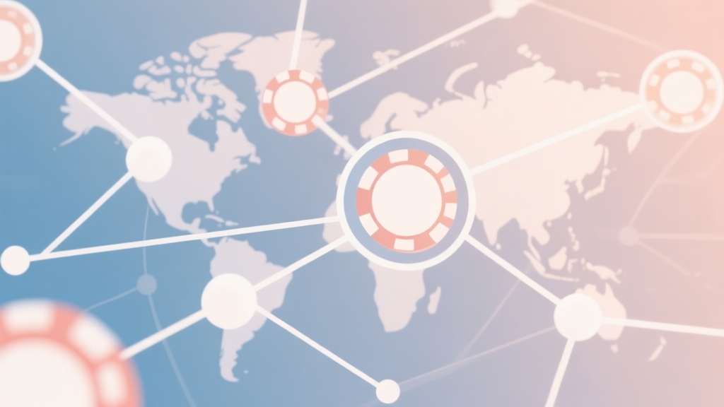 Abstract network nodes connected by lines, soft color scheme, clean minimal illustration, modern digital concept representing global betting market liquidity high quality illustration, detailed, 16:9